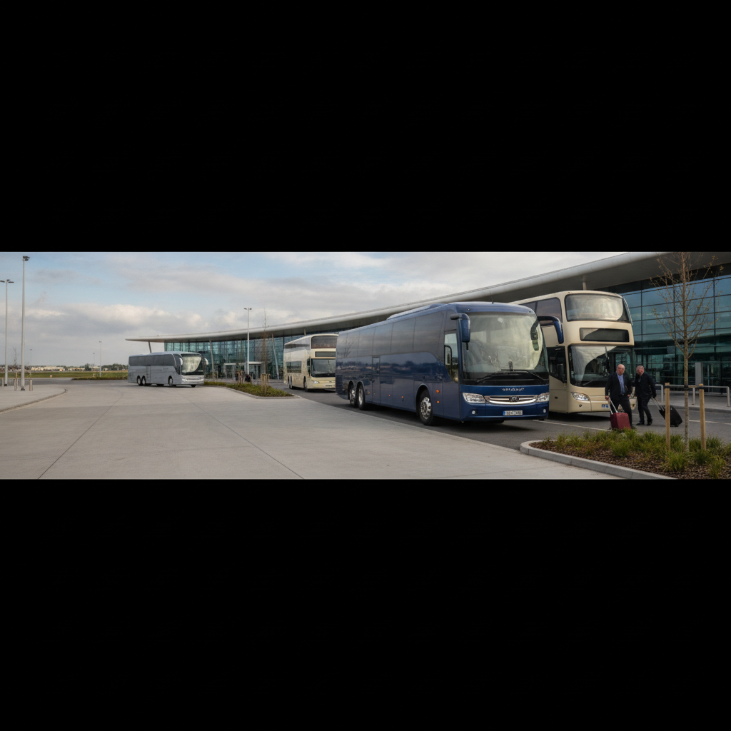 Home — executive coach meeting a group at Belfast Airport